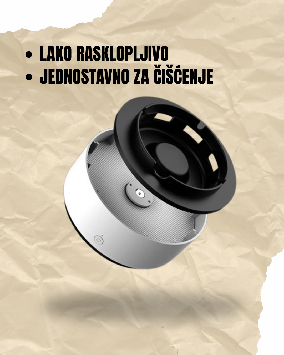 Pametna Električna Pepeljara - Bez Mirisa & Dima 💨